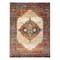 Edge Collections - 8' X 10' - Red - Stain-Resistant Medallion Area Rug for Cozy Spaces - 1 Piece